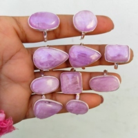 Kunzite Anneaux Lot En Gros Lunette Anneaux En Gros Bijoux 925 Sterling Argent Plaqué En Vrac Anneaux