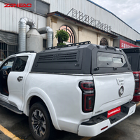 Capot rigide en alliage d'aluminium pour pick-up, avec portes latérales solides et rails de toit pour RAM 3500