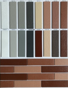 Carreaux de mur extérieur en céramique de petite taille, prix bon marché, 45x90mm, pour Villa, petite maison - Product Image 5