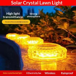 Nouveau modèle d'éclairage paysager décoratif d'ambiance, solaire, étanche, pour cours, pelouses et terrasses extérieures - Product Image 3