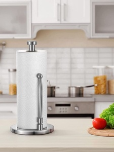 Porte-serviettes en papier en acier inoxydable personnalisé haut de gamme pour comptoir de cuisine déchirure à une main - Product Image 5