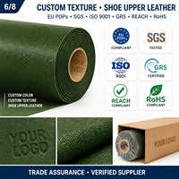 Cuir synthétique PU PVC microfibre pour empeigne de chaussures, 0,5-1,4 mm, 54 pouces, pour hommes et femmes, chaussures de sécurité, textures miroir, croisées, animales, végétales