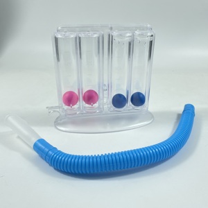 Hochwertiger Vier-Ball-Atemtrainer 800ml Atemübungsgerät <span class=keywords><strong>Spirometer</strong></span> für Atemtraining - Product Image 4