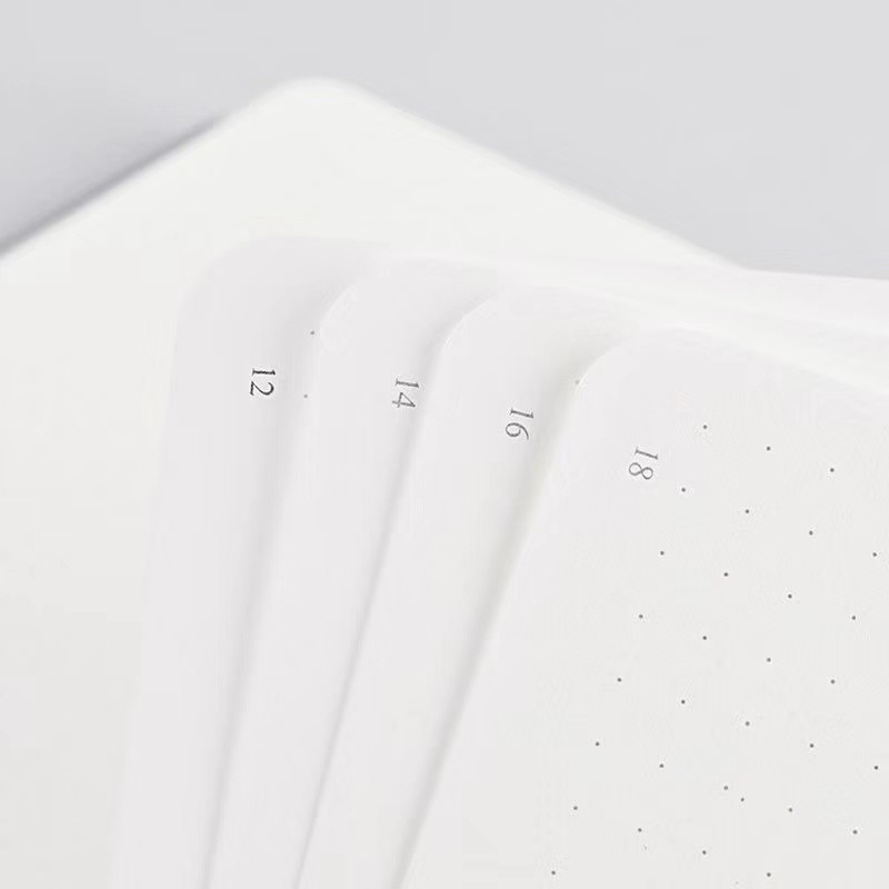 Высококачественный бесплатный образец персонализированный блокнот с принтом из искусственной кожи на заказ a5 в твердом переплете в горошек с логотипом