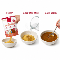 Bouillon de bœuf instantané pour chiens et chats 102g – Riche en protéines, aide au bien-être des articulations, hydratation et maintien, qualité alimentaire humaine, stimulant de vitalité