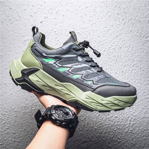 Nouveaux modèles de chaussures de marque pour jeunes hommes à prix bas, dessus en daim, motif floral, semelle intermédiaire en TPU, élastique, sport, ville, jogging - Product Image 1