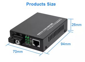 Bán buôn SC Sợi Quang 100 Cơ Sở Htb-3100Ab Phương Tiện Truyền Thông Chuyển Đổi Gigabit <span class=keywords><strong>10</strong></span> 100 1000M <span class=keywords><strong>Ethernet</strong></span> Phương Tiện Truyền Thông Sợi Chuyển Đổi 1 Cổng - Product Image 6