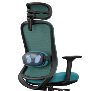 Elektrischer Massagestuhl aus Stoff, Büro-Drehstuhl, Verstellbar, Ergonomisch, Komfortabler Netz-Massagestuhl, Tischset mit Individuellem Logo - Product Image 1