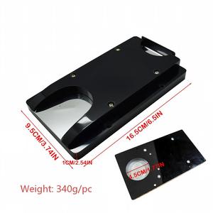 Ranura acrílica metálica para fichas de <span class=keywords><strong>casino</strong></span>, 16.5x9.5x2.5cm, para mesa de <span class=keywords><strong>casino</strong></span>, ranura para dinero de crupier, Baccarat, proveedor mayorista - Product Image 2
