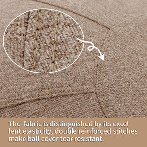 Zhensheng alta calidad decorativo sentado ejercicio imitación Cachemira Yoga bola cubierta para vendedores de gama media y alta - Product Image 2