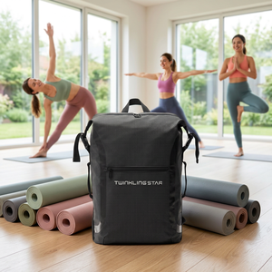Zipper Closure Plaid Pattern 22L Large Capacity Yoga Gym Bag Waterproof Sports Travel <b>Backpack</b> for Men <b>Women</b> Outdoor Workout - Product Image 1