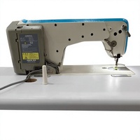 Machine à coudre industrielle à entraînement direct JACK A5 d'occasion à point noué entièrement automatique avec coupe-fil, aiguille unique pour vêtements