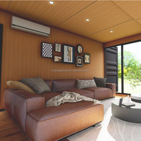 Maison conteneur extensible modèle cube de 40 pieds, 2 chambres à coucher