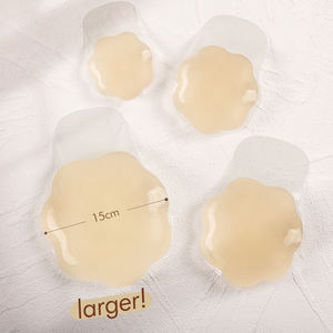 Huidskleurige Pasteitjes Borst Bloemblaadjes Tepel Cover Bruiloft Lingerie Onzichtbare Siliconen Beha Vrouwen Sexy Ondergoed - Product Image 1
