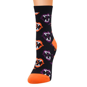Crew Winter Halloween Horror Crazy Nouveauté Chaussettes Crâne Grande Bouche Momie Motif Trick or Treat - Product Image 3