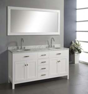 Quality Assured Bathroom Cabinet with Mirror Professional Manufacturer's New Waterproof Bathroom Vanities With Double Sink - Product Image 3