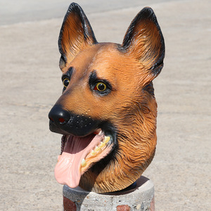 Masque de chien de chasse en latex pour Halloween, accessoire de costume de cosplay, taille unique - Product Image 1