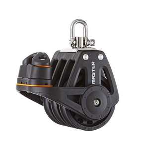 Master BP-0612F Three-Wheel/ Rotary/ Rope-Clamping Bearing Pulley 60mm Wheel Diameter 12mm Wire Diameter for <b>Marine</b> <b>Hardware</b> - Product Image 2