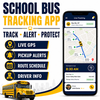 Aplicación de Seguimiento de Autobuses Escolares Inteligente para IOS y Android con Rastreo de Autobuses en Vivo y Registro de Estudiantes LionCreate