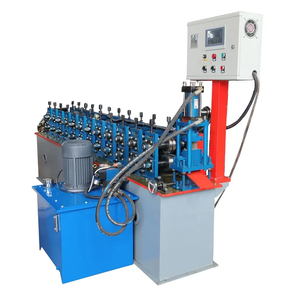 stud cold roll forming machine Metal stud and track roll forming machine produces multiple profiles in one machine