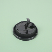 Couvre-gobelets en plastique jetables de 90 mm, couvercles séparés
