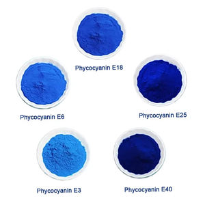 Poudre de phycocyanine naturelle testée en laboratoire, extrait de plantes d'algues bleu-vert soluble sans gluten conditionné en bouteille ou en fût - Product Image 6