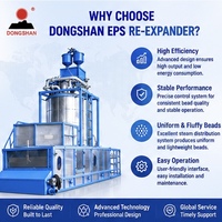 Expandable Polystyrene EPS Pre Expander Equipment Stable Foaming Adjustable Density for EPS Shape Molding Production