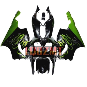 Carenado para <span class=keywords><strong>KAWASAKI</strong></span> NINJA ZX750 <span class=keywords><strong>ZX</strong></span> <span class=keywords><strong>7R</strong></span> 750 2017 ZX7R <span class=keywords><strong>1996</strong></span> Llamas verdes 1997 1998 1999 191LQ.51 <span class=keywords><strong>ZX</strong></span> 7 R 25 00 01 02 03 Bodys - Product Image 1