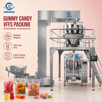Machine de conditionnement verticale VFFS multi-têtes de type collier pour bonbons gélifiés, bonbons mous et bonbons au sucre, avec pesage automatique