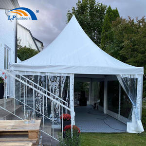 Tente de fête gazebo pagode à cadre en aluminium de luxe à vendre ou à louer pour un événement de mariage romantique - Product Image 2