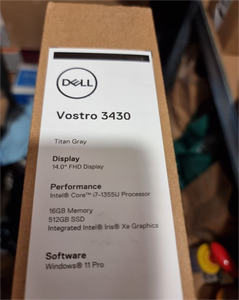 แล็ปท็อปธุรกิจใหม่เอี่ยมขนาด 14 นิ้ว สำหรับ DELL Vostro รุ่น 3400 3430 เจนเนอเรชั่น 13 ซีพียู I7-1355U แรม 16GB SSD 512GB Del L Vostro ซีรีส์ N - Product Image 5