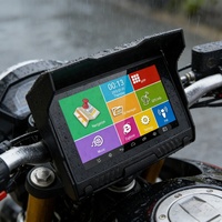 Navegador GPS Portátil a Prueba de Agua de 5 Pulgadas, Tablet Android con Pantalla HD para Visualización de Fotos, para Uso Automotriz, Mapa Mundial