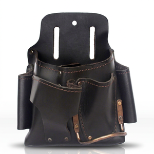 Professional Leather <b>Tool</b> <b>Bag</b> With Multiple Pockets And Adjustable Strap For Heavy Duty Use - Product Image 2