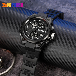 Skmei Sport Watch Men Digital Analog Dual Display Water Resistant <b>Led</b> Light Outdoor Electronic Watch - Product Image 3