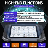 XTOOL D9S Pro Conexión Wifi Escáner de diagnóstico automático Codificación ECU Topología Mapeo Programación de claves 42 Servicio CAN FD DoIP