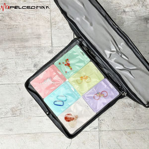 Sacs mini refermables à fermeture éclair pour macarons, en stock, avec membrane nacrée colorée et impression en héliogravure pour accessoires de mode - Product Image 6