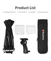 Triopo Softbox KS2 55CM 65CM 90CM 120CM Boîte à lumière octogonale parapluie pour flash Speedlite Photographie Studio Photo