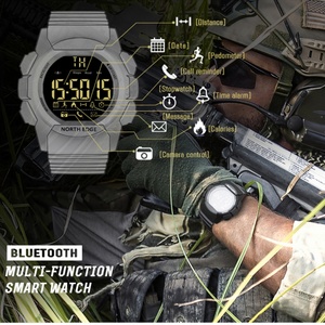 Montre pour homme, résistante à l'eau 100 m, montre de sport NORTH EDGE, chronomètre numérique à LED pour homme, compatible IOS et Android - Product Image 5