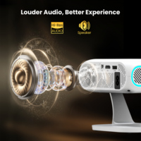 Projecteur intelligent Xnano Mini Android 14 LCD LED WiFi6 BT5.4 Lumière RGB Autofocus Correction automatique de la distorsion trapézoïdale Home Cinéma OEM ODM Mini Projecteur
