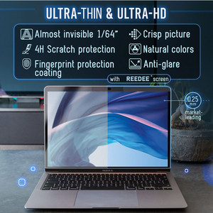 Protecteur d'écran pour <span class=keywords><strong>ordinateur</strong></span> portable 14 pouces, filtres <span class=keywords><strong>anti</strong></span>-lumière bleue 9H, film de protection des yeux ultra-fin en PET <span class=keywords><strong>anti</strong></span>-UV HD transparent <span class=keywords><strong>anti</strong></span>-traces de doigts - Product Image 3
