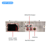 Reproductor de audio para coche, Radio Estéreo de 1 Din, MP3, receptor FM, TF, LCD, 2 USB, BT, 12V, oferta