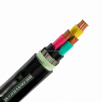 Cable de alimentación de baja tensión de cobre PVC HENAN GUOWANG VAV 600V 1000V 3X35MM 1X16MM 3X95MM 1X50MM2, retardante de llama IEC para estaciones de energía