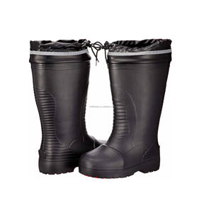 Botas de Trabajo de Goma EVA con Puntera de Seguridad Compuesta, Impermeables, Exageradas, Talla Grande 51, Estilo Kanye, para Mujer, Cálidas, para <span class=keywords><strong>Hombre</strong></span>, Color Naranja, para Esquí y Nieve - Product Image 3