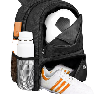 Mochila Deportiva Impermeable de Poliéster Oxford, Plegable, Suave, Anti-Robo, Portátil, con Estampado, Cierre de Cremallera, para Fútbol, Baloncesto y Deportes al Aire Libre - Product Image 3