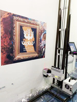 Offre Spéciale airless rail type vertical intérieur extérieur pulvérisation 3D MUR mural impression machine