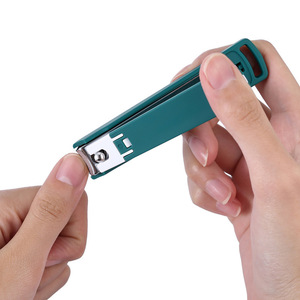 Chuyên Nghiệp Nail Clipper Với Catcher Thép Không Gỉ Cắt Móng Tay Thiết Lập Máy Tông Đơ Toe Kéo Móng Tay Chải Chuốt Công Cụ <span class=keywords><strong>Kit</strong></span> - Product Image 4