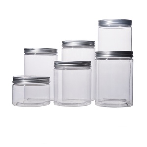 Venta al por mayor barato 2 Oz Cremas tuerca fruta grueso plástico transparente dulce contenedor galletas tarro de plástico con tapa - Product Image 1