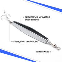 SEASKY 2oz 3oz Leurres de pêche Diamond Jig à fond, rebondissants et à coulée rapide pour thon et rayon