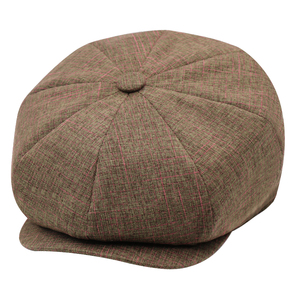 Neuzugang 8-Panel-Beretten einstellbare Größe Berett für Mann Vintage Maler-Kappe braun Bäckerschuh - Product Image 3