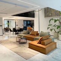 Meilleures ventes de sièges de salon nordiques modernes Canapé d'angle modulaire Boucle Sofa au sol